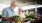 a man and a woman at a farmers market