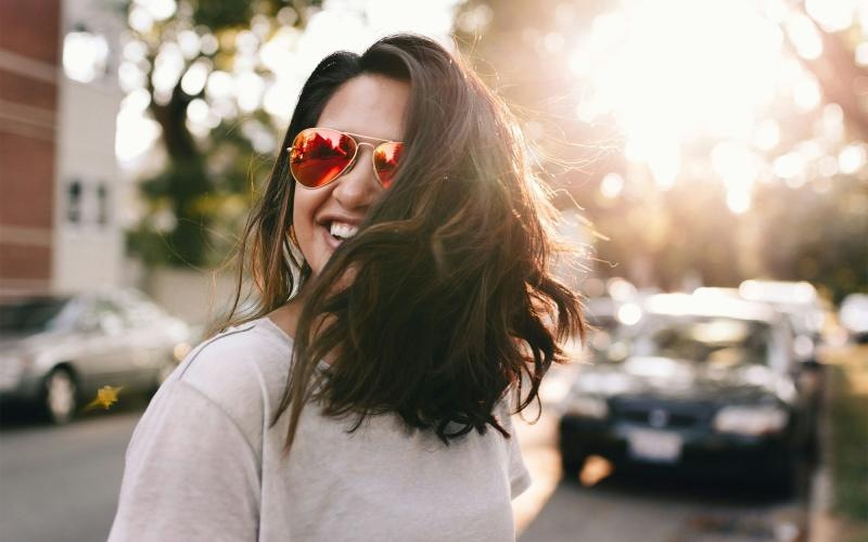 Settle into comfort at Lyric a woman wearing sunglasses